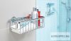 Tárolókosár fürdőszobai fali krómozott tesa® Aluxx 40201