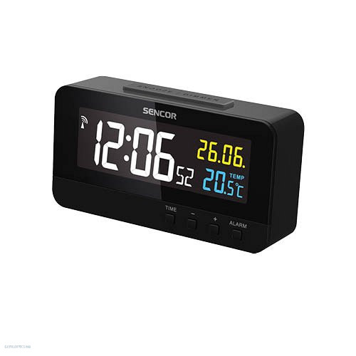 Ébresztőóra hőmérővel Sencor SDC 4800 B