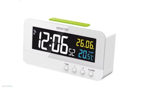 Ébresztőóra hőmérővel Sencor SDC 4800 W