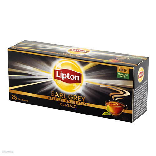 Tea Lipton Earl Grey 25filter/doboz 