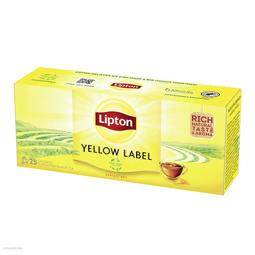 Tea Lipton Yellow Label 25x2g 