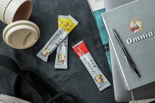 Kávé Douwe Egberts Omnia 3in1 Café au lait 20x12.5g