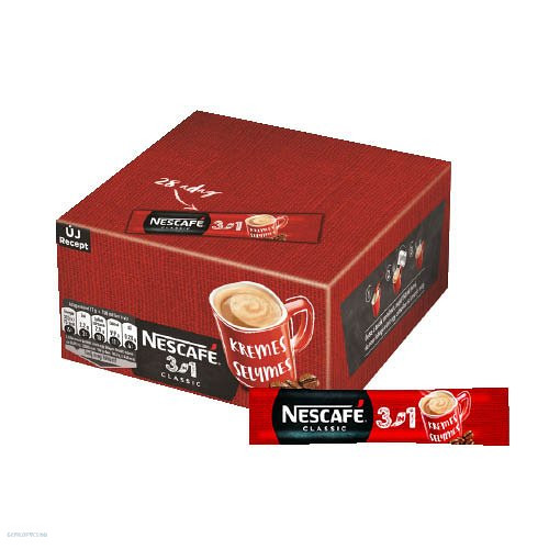Kávé Nescafé 3in1 Classic 28 x 17,5 g dobozos