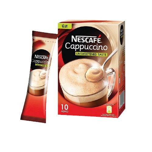 Cappuccino Nescafé 10 x 12 g édes íz nélküli/cukormentes