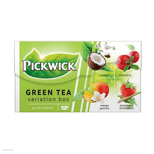 Tea Pickwick ízesített zöld tea gyümölcsös variációk 20 x 1,5 g