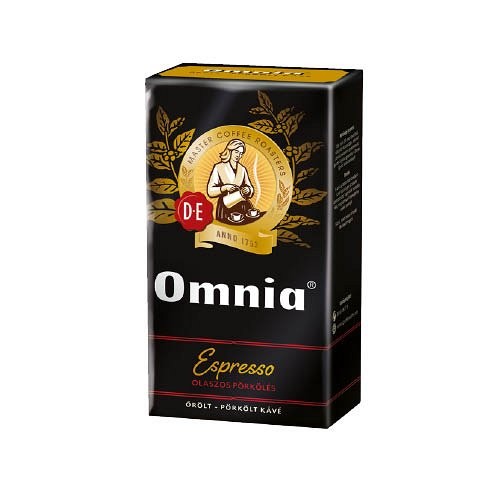 Kávé Douwe Egberts Omnia 250 g Espresso őrölt, vákuumos