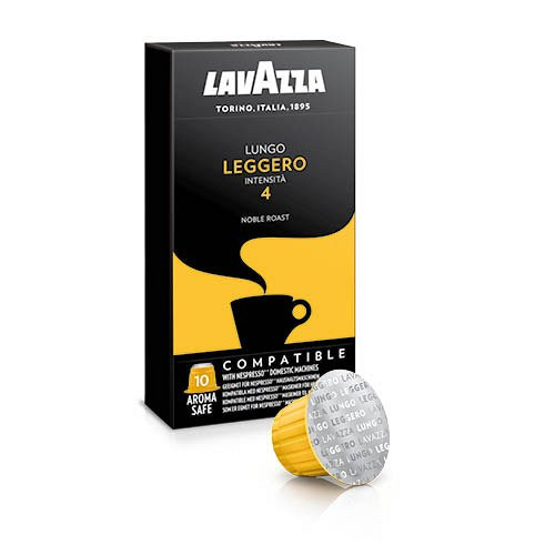 Kávékapszula Nespresso kompatibilis Lavazza Lungo Leggero X 10