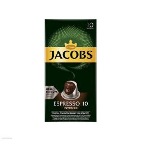  Kávékapszula Nespresso kompatibilis Jacobs Espresso 10 Intenso 10 db