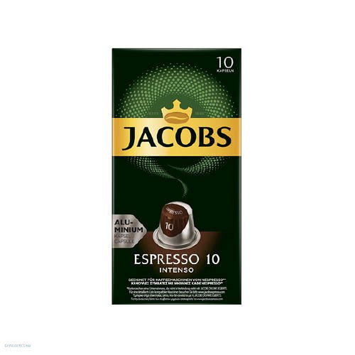Kávékapszula Nespresso kompatibilis Jacobs Espresso 10 Intenso 10 db