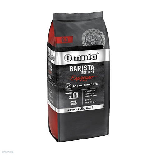 Kávé Douwe Egberts Omnia Barista Editions Espresso Mezzo 900g szemes