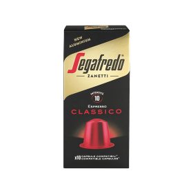   Kávékapszula Nespresso kompatibilis Segafredo Classico, alumínium kapszula (10x5,1g)