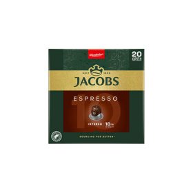   Kávékapszula Nespresso kompatibilis Jacobs Espresso 10  Intenso, 20 db