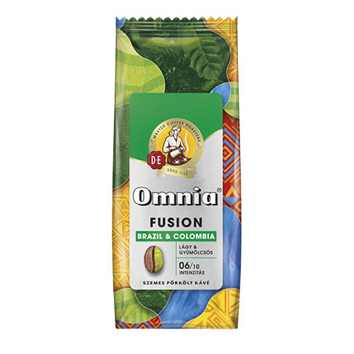 Kávé Douwe Egberts Omnia Fusion Brazil & Colombia, 900 g, szemes