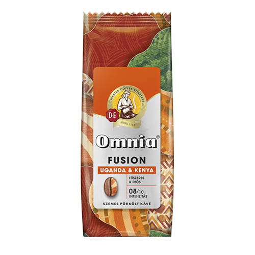 Kávé Douwe Egberts Omnia Fusion Uganda & Kenya, 900 g, szemes