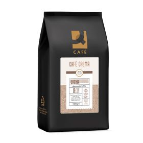Kávé Q-Café Crema, 1000g, szemes, Q-Connect KF10433