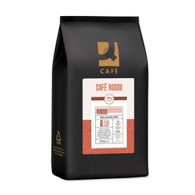 Kávé Q-Café Rosso, 1000g, szemes, Q-Connect KF10434