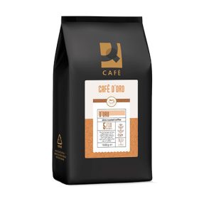 Kávé Q-Café D-Oro, 1000g, szemes, Q-Connect KF10435