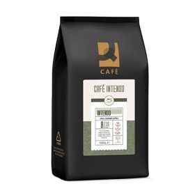 Kávé Q-Café Intenso, 1000g, szemes, Q-Connect KF10436