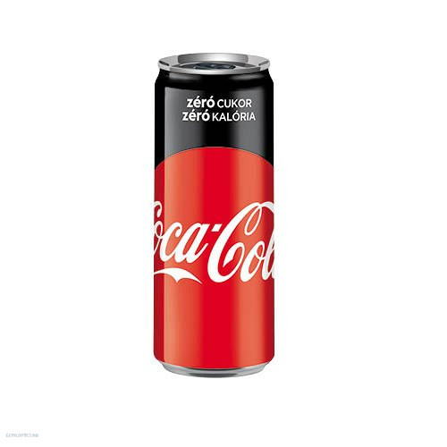 Üdítőital dobozos Coca-Cola Zero 0,33L