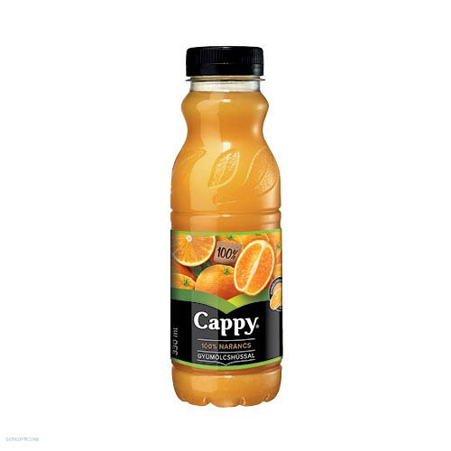 Üdítőital Cappy 0,33L narancs gyümölcshússal 100%