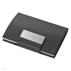 Névjegykártyatartó műbőr csatos mágneszárral