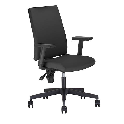 Forgószék irodai I-Line TS25 R19T, karfával, fekete kék