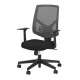 Forgószék irodai Nexter Swivel Chair Mesh, karfával, bordó