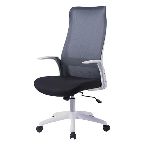 Forgószék irodai Bonn, karfával, fehér