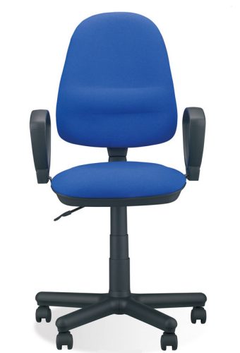 Forgószék irodai PERFECT-PROFIL TS02, karfával, kék