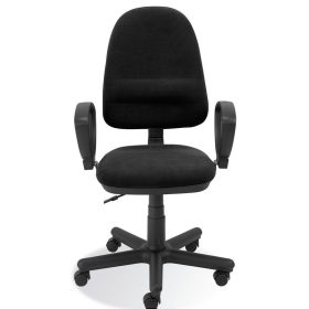 Forgószék irodai PERFECT-PROFIL TS02, karfával, fekete