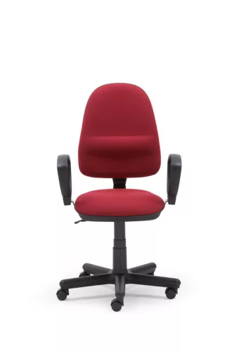 Forgószék irodai PERFECT-PROFIL TS02, karfával, bordó
