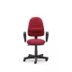 Forgószék irodai PERFECT-PROFIL TS02, karfával, bordó