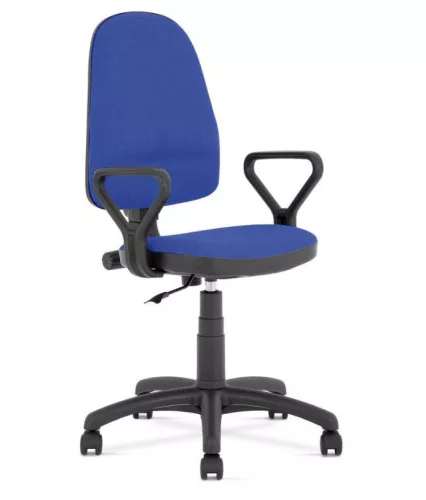 Forgószék irodai BRAVO-PROFIL TS02, karfával, kék