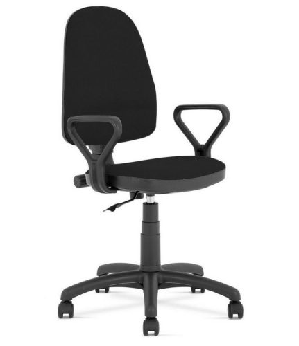 Forgószék irodai BRAVO-PROFIL TS02, karfával, fekete