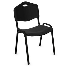 Tárgyalószék Iso-Plastik, fekete