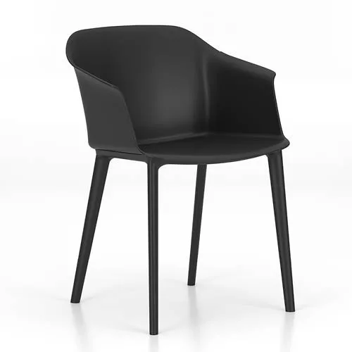Tárgyalószék Inta Frame Chair, fekete