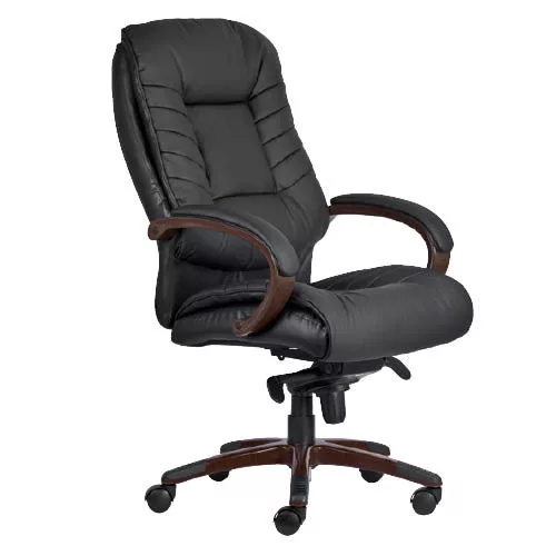 Fotel vezető Buffalo, bőr, fekete