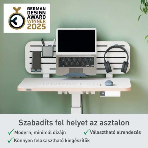 Asztali rendszerező Leitz Ergo, kisméretű, függőleges, laptoptartóval