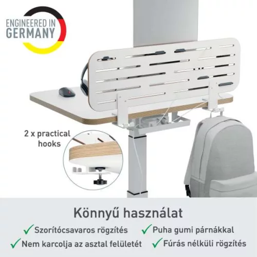 Asztali rendszerező Leitz Ergo, kisméretű, függőleges, laptoptartóval