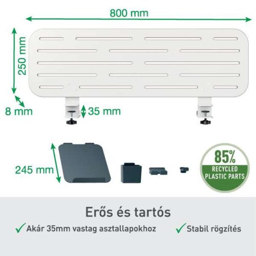 Asztali rendszerező Leitz Ergo, kisméretű, függőleges, laptoptartóval