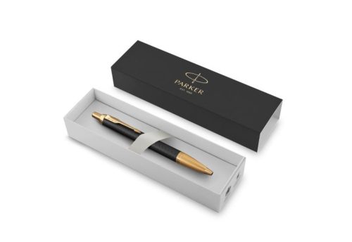 Golyósirón PARKER ROYAL IM PREMIUM fekete cizellált, arany klipsz díszdobozban 1931667