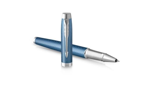 Rollerirón PARKER ROYAL IM PREMIUM KÉKESSZÜRKE CIZELLÁLT, EZÜST KLIPSZ 2143648