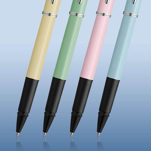 Rollerirón Waterman Allure ezüst klipsz 2105223 pasztell zöld