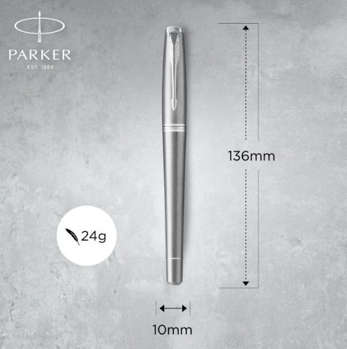 Töltőtoll Parker Royal Urban Twist rozsdamentes, csiszolt, ezüst klipsz, 1931605