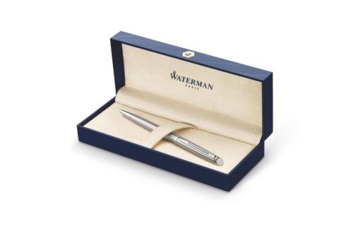 Golyósirón WATERMAN Hemisphere rozsdamentes acél, ezüst klipsz díszdobozban S0920470