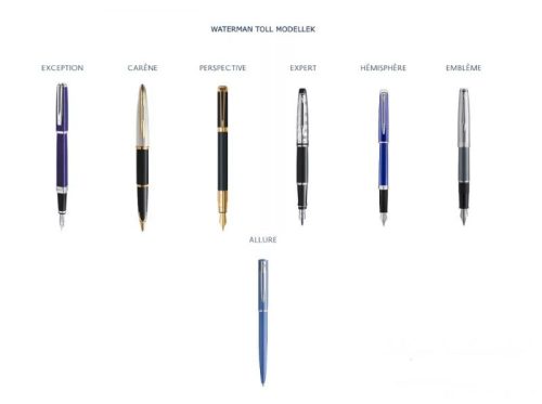 Golyósirón WATERMAN Hemisphere rozsdamentes acél, ezüst klipsz díszdobozban S0920470