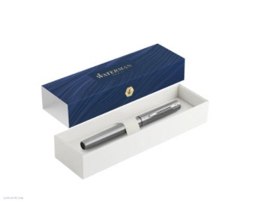 Töltőtoll WATERMAN GRADUATE fényes króm, ezüst klipsz díszdobozban S0037650