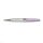 Golyósirón alul SWAROVSKI® kristályokkal töltve világoslila tolltest 13,5 cm