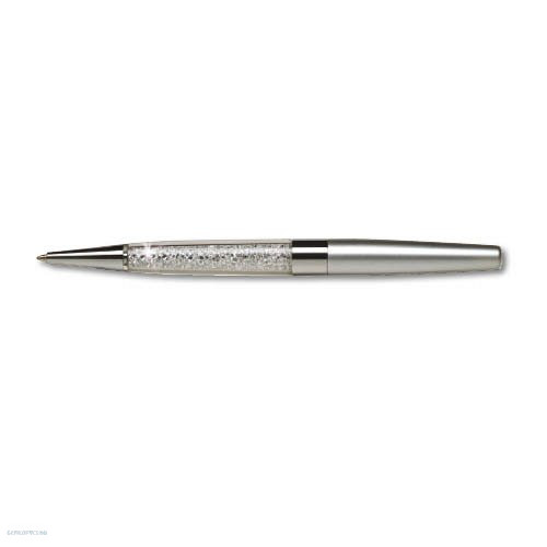 Golyósirón alul SWAROVSKI® kristályokkal töltve ezüst tolltest 13,5 cm