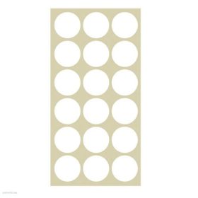 Öntapadó körcímke, 30 mm, 60 darab